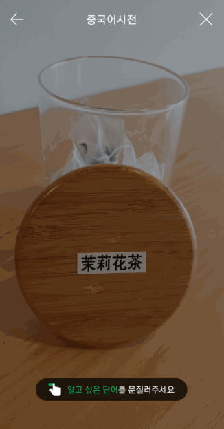 네이버 사전 사진 인식 기능